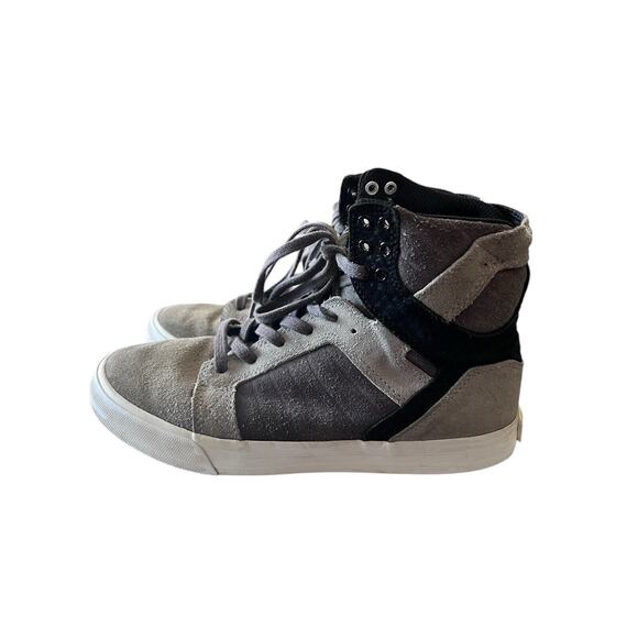 Supra Other - Supra Muska 001 Skytop Gray High Top Size 7.5 Skate Sneaker Shoes Mens Two Tone